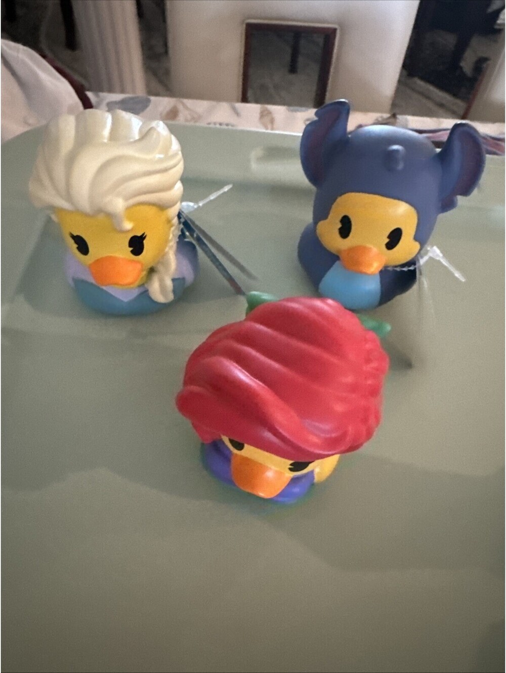 Disney Pixar Stitch Ariel Elsa Rubber Ducks 2024 Collection 3" Alien New